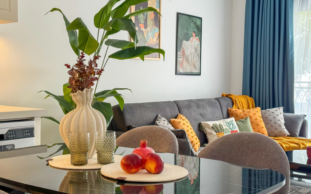 Квартира 1+1 Qoople Elysee 08 апарт рядом с пляжем Клеопатра