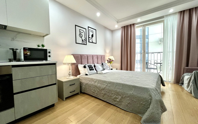 Квартира Красивая студия в резиденции Граф Толстой