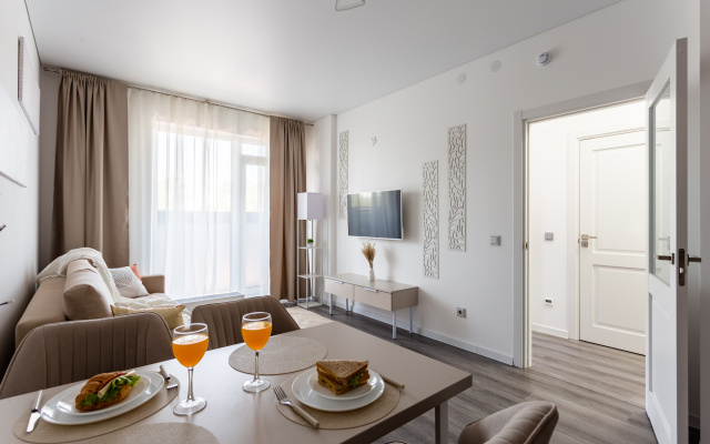 Квартира Eliza Home Уютная квартира в новом ЖК Сенат