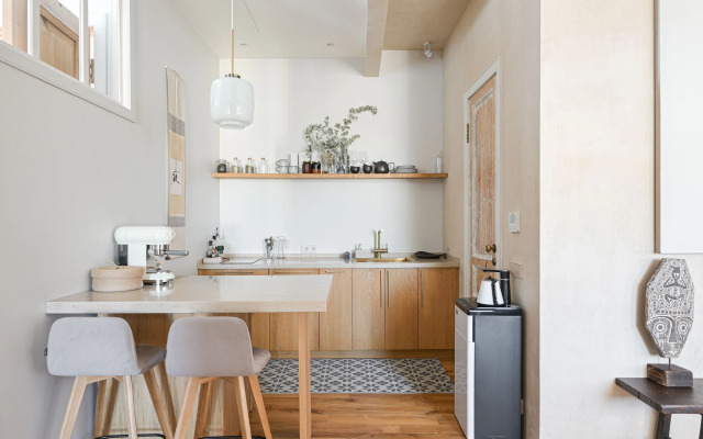 Квартира Просторные апартаменты с проектором LetYourFlat Sati