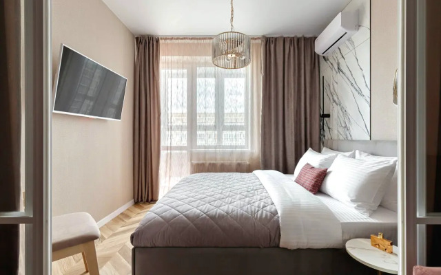 Studiya Bordo Flat in Abrikosovo residential complex