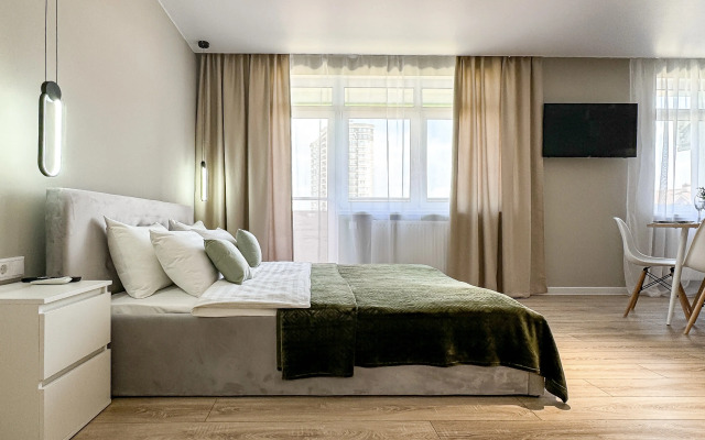 Апартаменты Уютная Студия с Балконом рядом с Морем