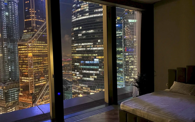 Апартаменты Москва Сити уютная Grand Studio с незабываемым видом