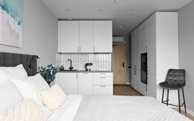 Апартаменты Уютная Студия у Метро 1018-1