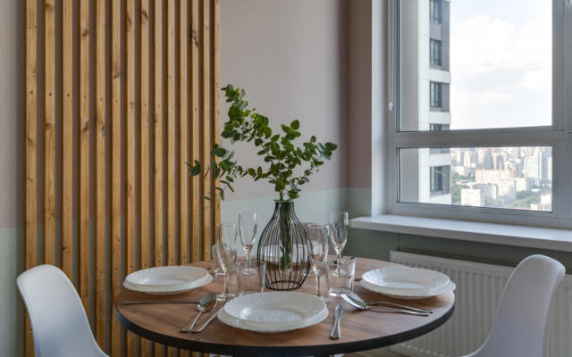 UraganArart Nebo s vidom na МОSCOW CITY Apartments