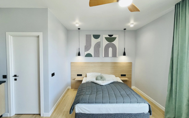 Квартира Комфортная студия с собственной террасой на Балтийском побережье