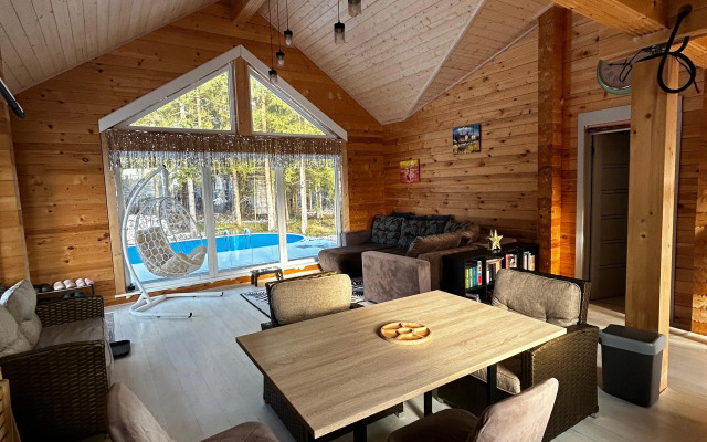 Частный Дом с баней в хвойном лесу на 20 сотках