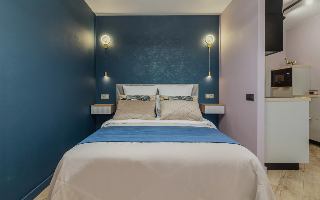 Апартаменты Дизайнерская Студия с Видом на Город на Заречной