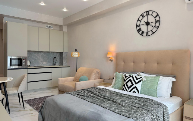 Апартаменты Акваделюкс у моря, с бассейном, СПА, пляжем N338