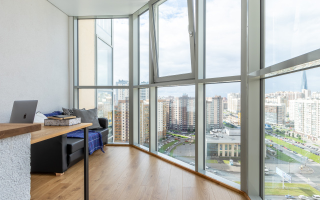 Апартаменты с видом на Лахта-центр