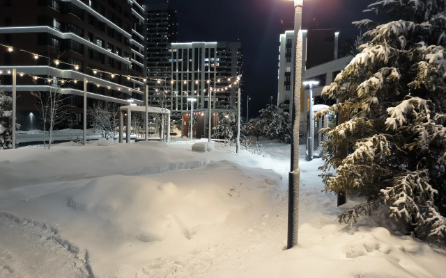 Квартира с фонтаном во дворе