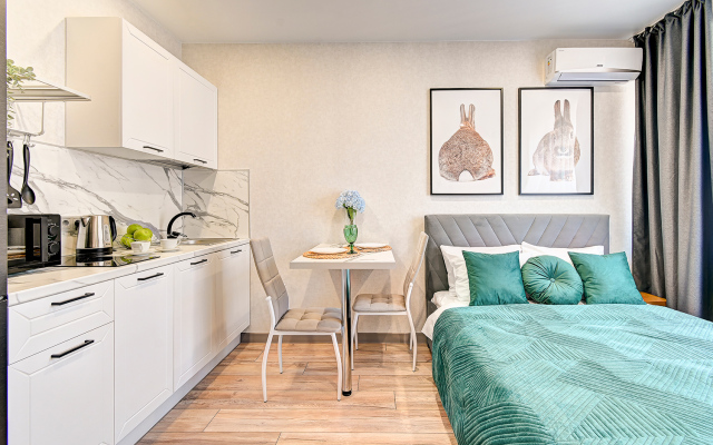 Uyutnaya studiya 1ya liniya ot morya Flat