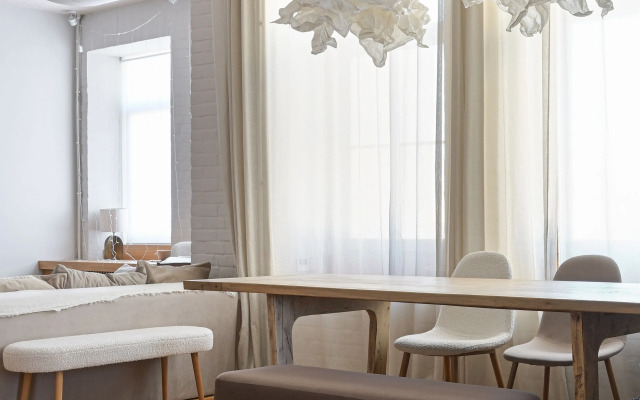 Квартира Просторные апартаменты с проектором LetYourFlat Sati