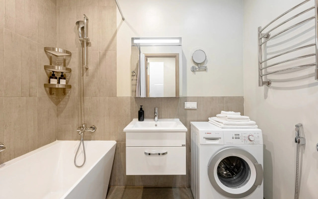 Квартира Студия в Стиле Лофт с Панорамным Видом