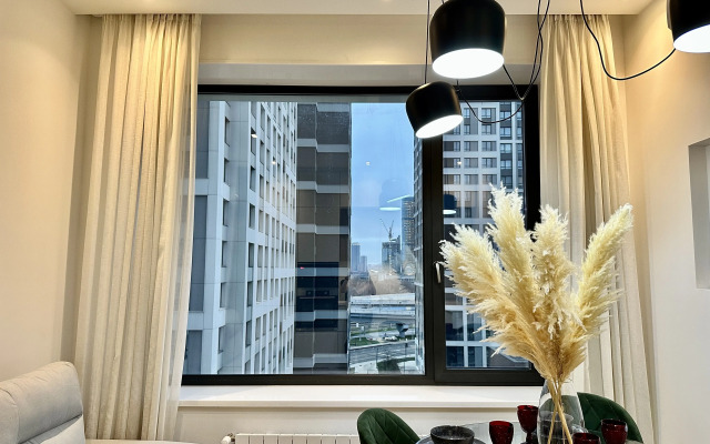 Dizaynerskaya Studiya s Vidom na Moskva-Siti Apartments