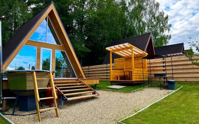 Глэмпинг Домики A-frame С Чаном или Купелью-Фурако
