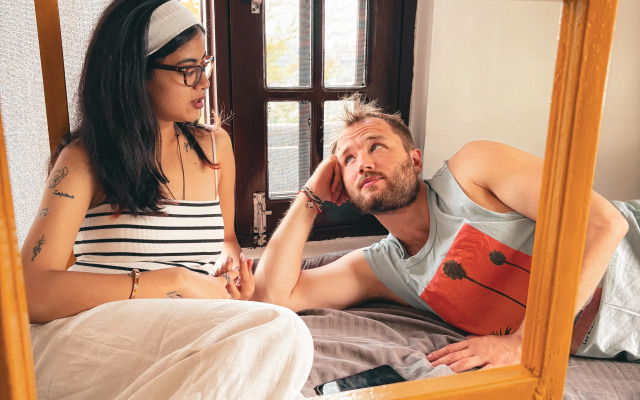 Хостел Young Monk Hostel & Cafe Dharamkot