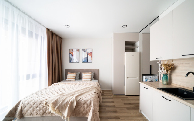 Апартаменты Студия Комфорт ЖК Метрополия Башня Афины