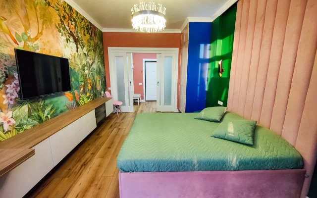 Квартира 411 Дизайн Тропик Жк Изумрудный Город