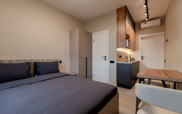 Uyutnaya studiya ryadom s Lukoyl Arenoy Apartments