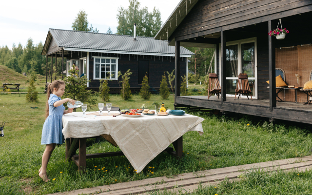 Шале с камином