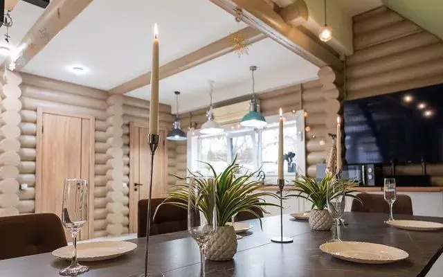 Частный дом из срубa с кедровой баней