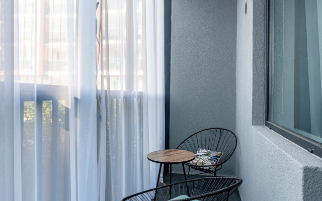 Квартира Яркая студия на Пулковском шоссе