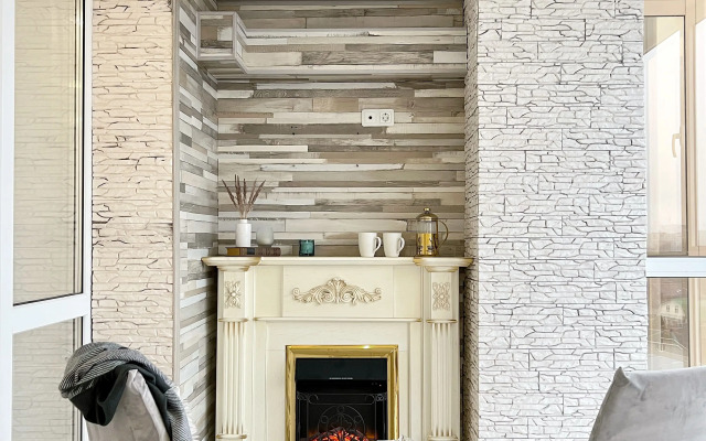 Квартира Роскошная Kravc Group с камином и просторной лоджией