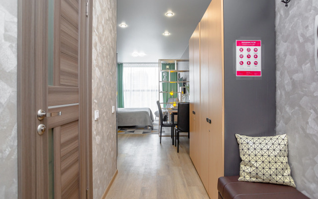 Апартаменты Mintroom с панорамными окнами в новом ЖК Оазис Русская, 95