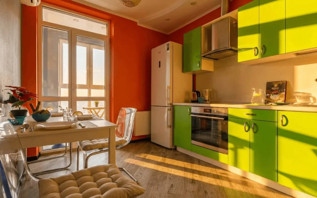 Апартаменты с Лучшим Видом на Краснодар. 24 этаж ЖК Большой Lounge балкон и Smart TV