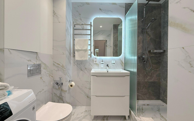 Апартаменты Акваделюкс у моря, с бассейном, СПА, пляжем N338