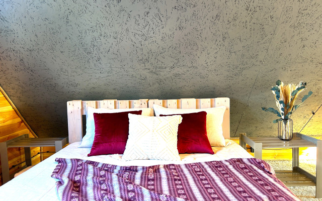 Частный дом с Баней Барн Хаус в стиле Лофт-Бохо