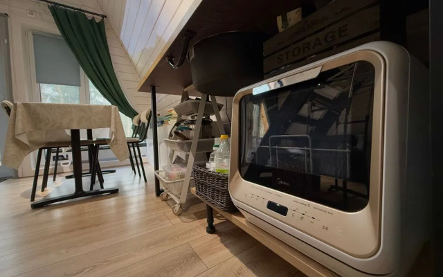 Частный дом с баней в лесу на берегу Истринского водохранилища