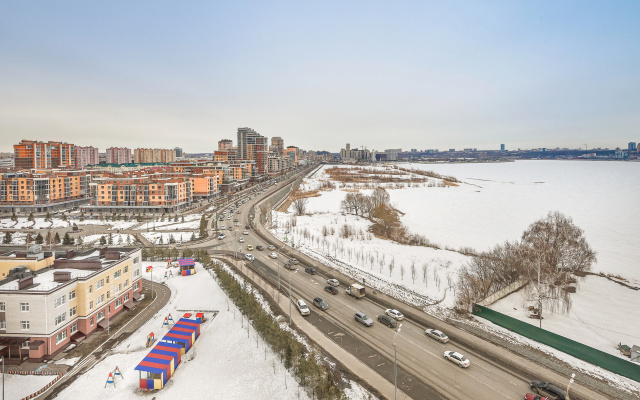 Апартаменты Прекрасная квартира с видом на город Казань