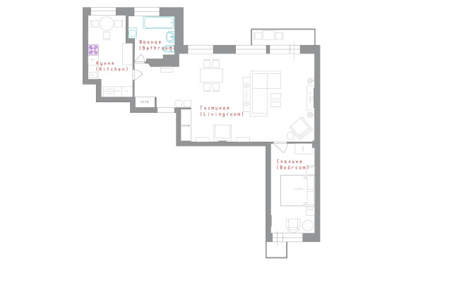 Квартира GM Apartments в легендарном Доме на Набережной