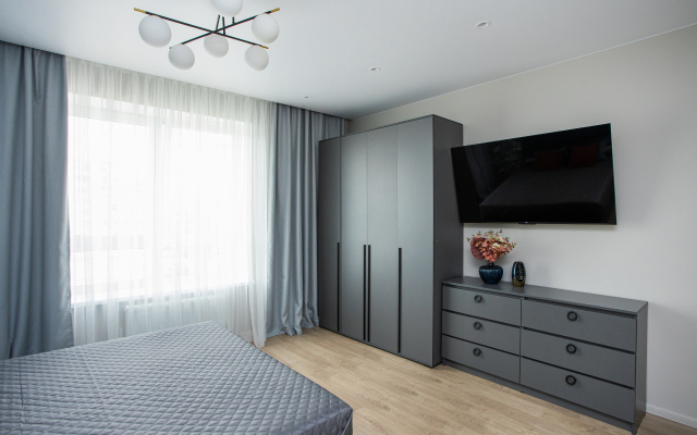 S vidom na ozero Flat
