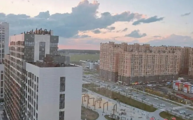 Flat s Panoramnym Vidom na Skver Geroyev Rossii