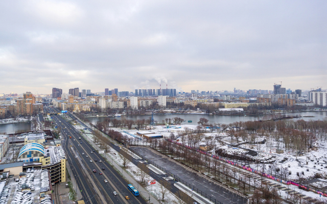 Апартаменты Бизнес-студия с видом на Москва-реку