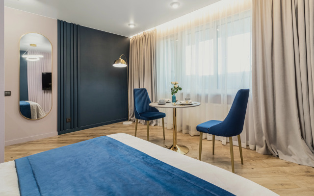 Апартаменты Дизайнерская Студия с Видом на Город на Заречной