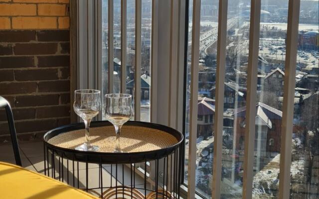 V sentre Irkutska, rayon muzikalnogo teatra Apartments