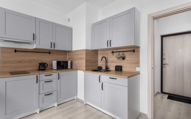 Квартира Студия с Балконом и Видом на Город Moderna Flat Status — фото 5