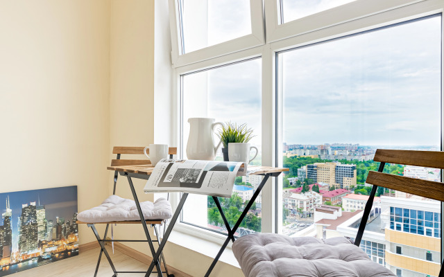 With a View From 70 Meters That Will Drive You Crazy Panoramic Balcony Lounge Area Apartments