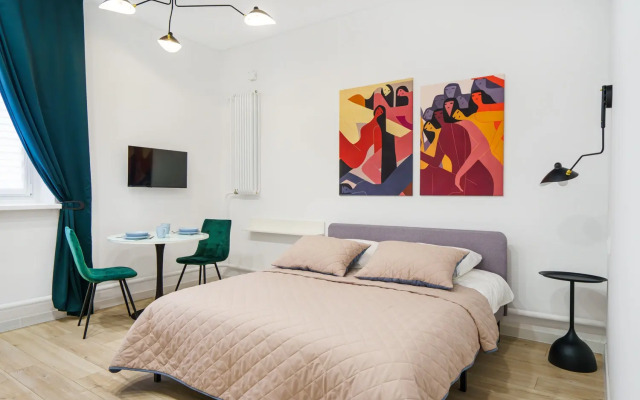 Апартаменты Good night на Белинского 32А Евродвушка