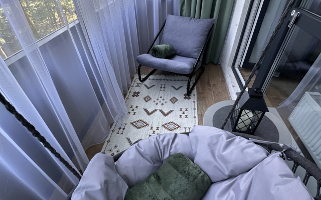 Studiya S Kachelyyu V Zelenogorske Flat