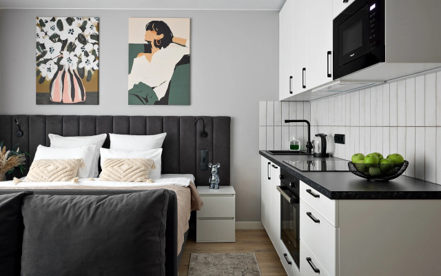 Апартаменты Студия у метро 1010-2