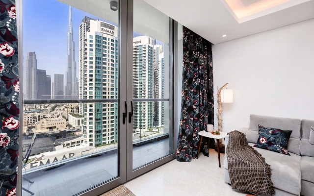 Апартаменты Sterling 1BR with Burj Khalifa View