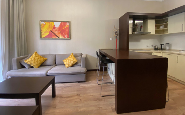 Однокомнатная квартира с Видом на Горы в 300м от Подъёмника