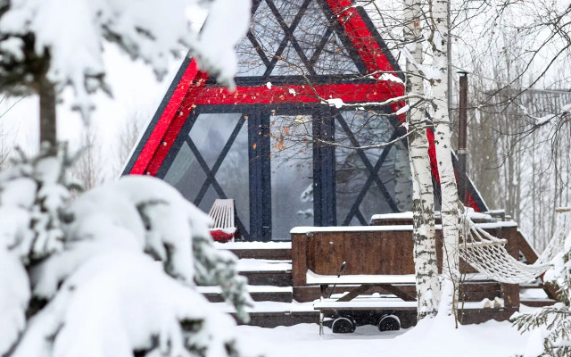 Глэмпинг А у реки