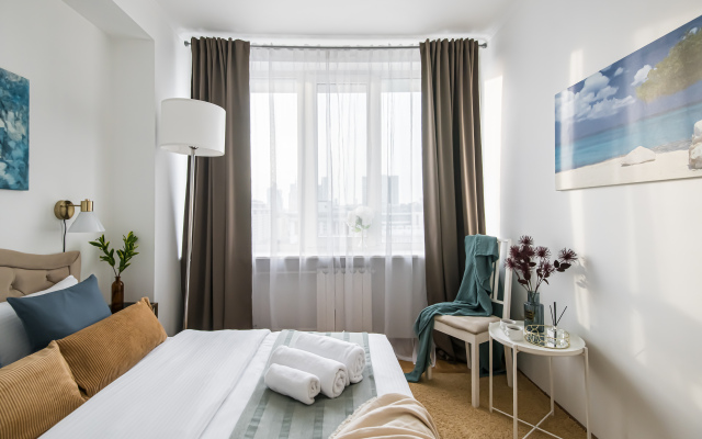 Квартира GM Apartments с Видом на Новый Арбат и Moscow City