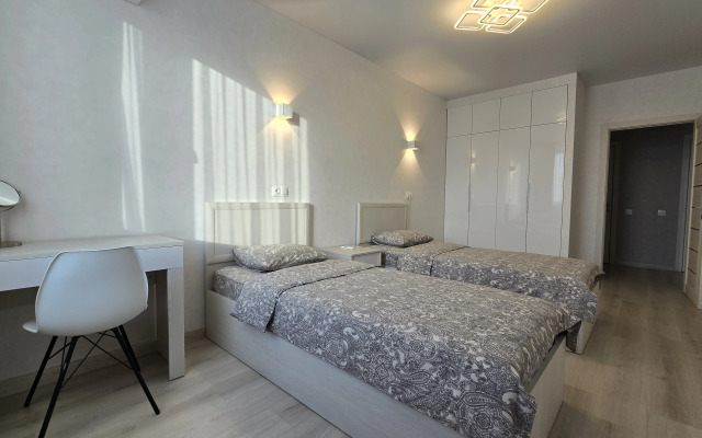 Апартаменты Видовые с парковкой около набережной и аквапарка Ривьера